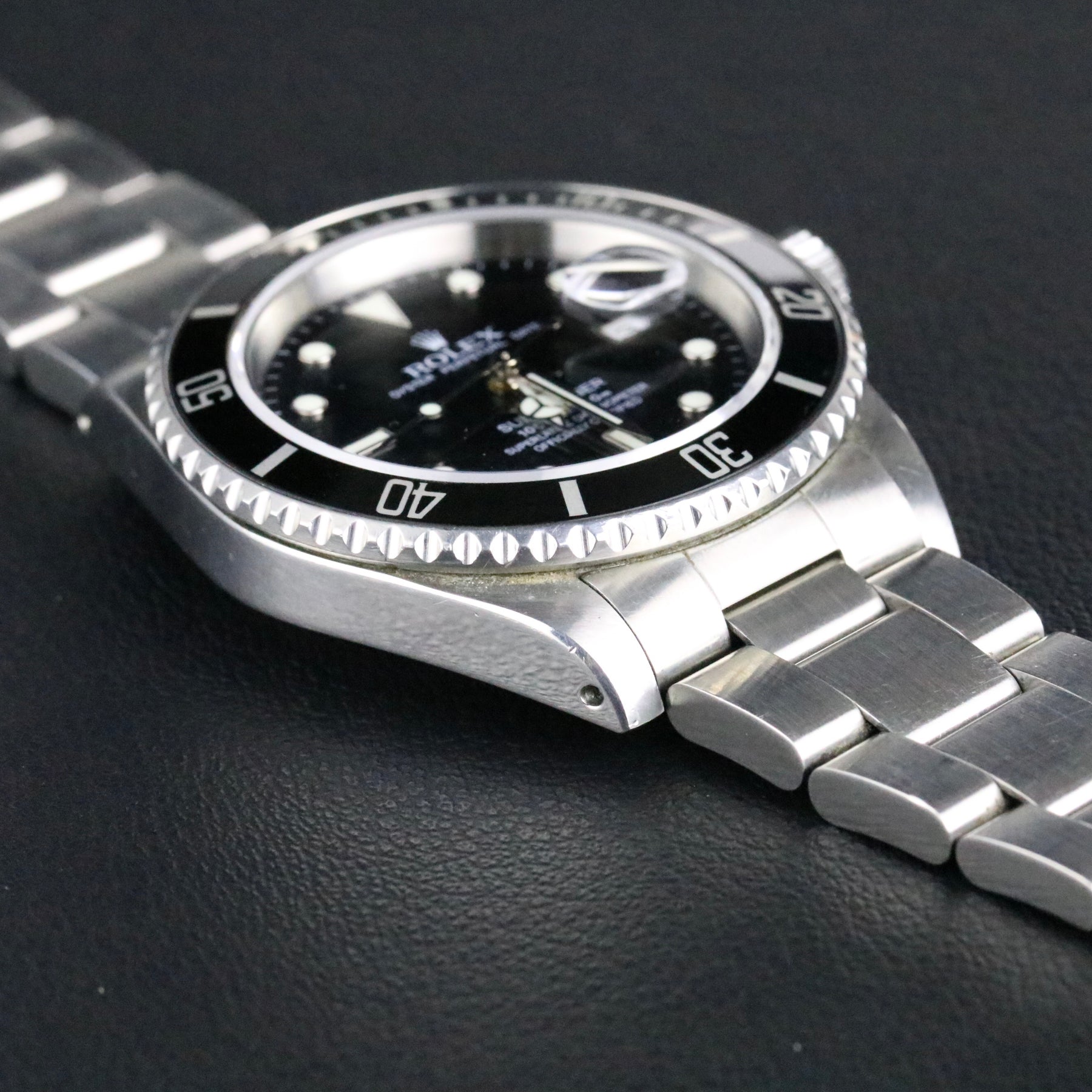 2006 Rolex 16610 Stainless Steel Submariner No Holes Case