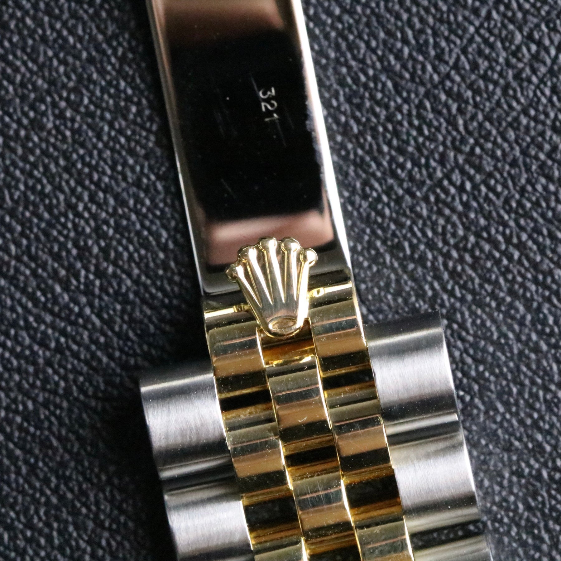 2013 Rolex 116233 36mm SS/YG Datejust Black MOP Diamond Dial