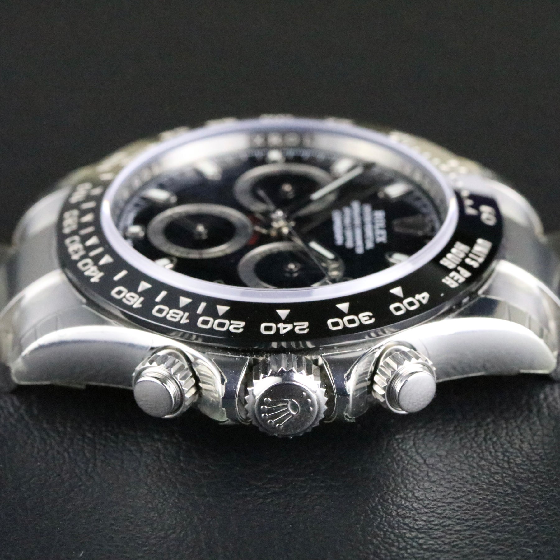 2019 Rolex 116500LN Daytona Black Ceramic Bezel Fully Stickered