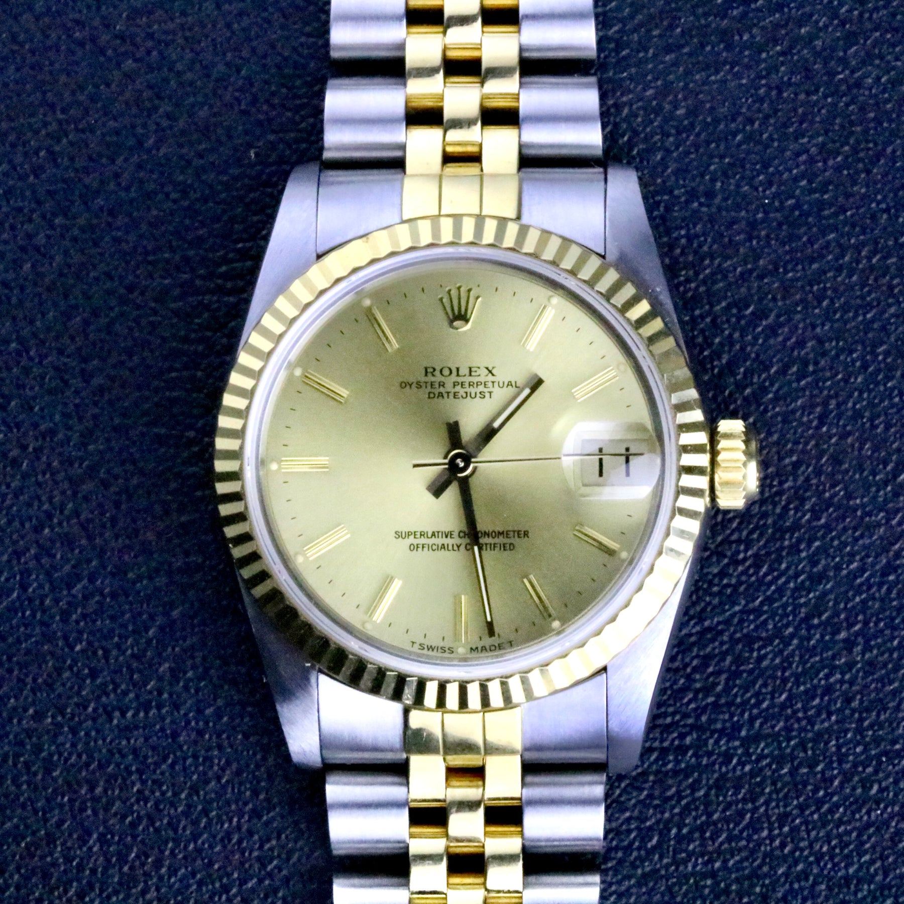 1986 Rolex 68273 Datejust 31mm Holes Case