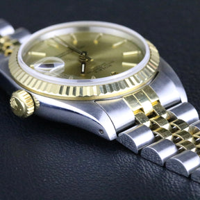 1986 Rolex 68273 Datejust 31mm Holes Case