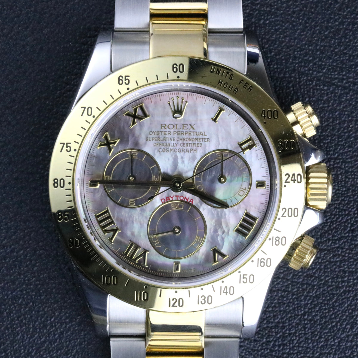 2000 Rolex 116523 Daytona Black MOP Dial