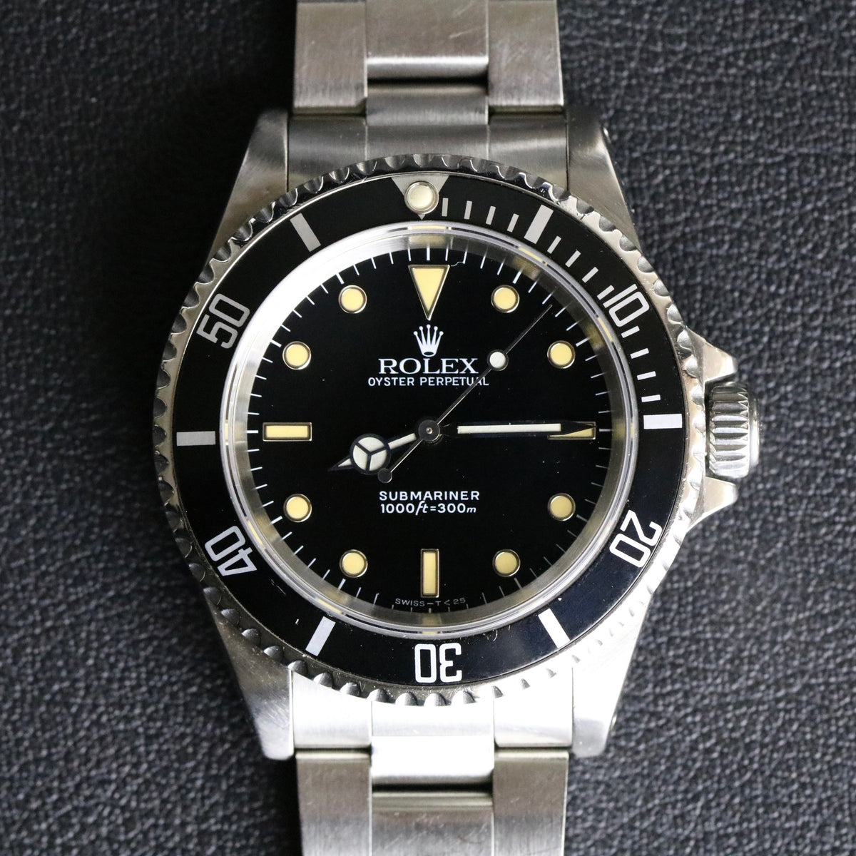 1991 Rolex 14060 No-Date Submariner Patina