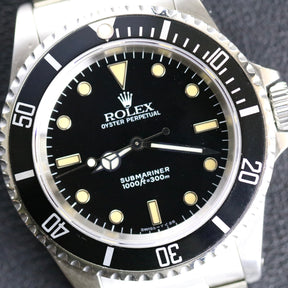 1991 Rolex 14060 No-Date Submariner Patina