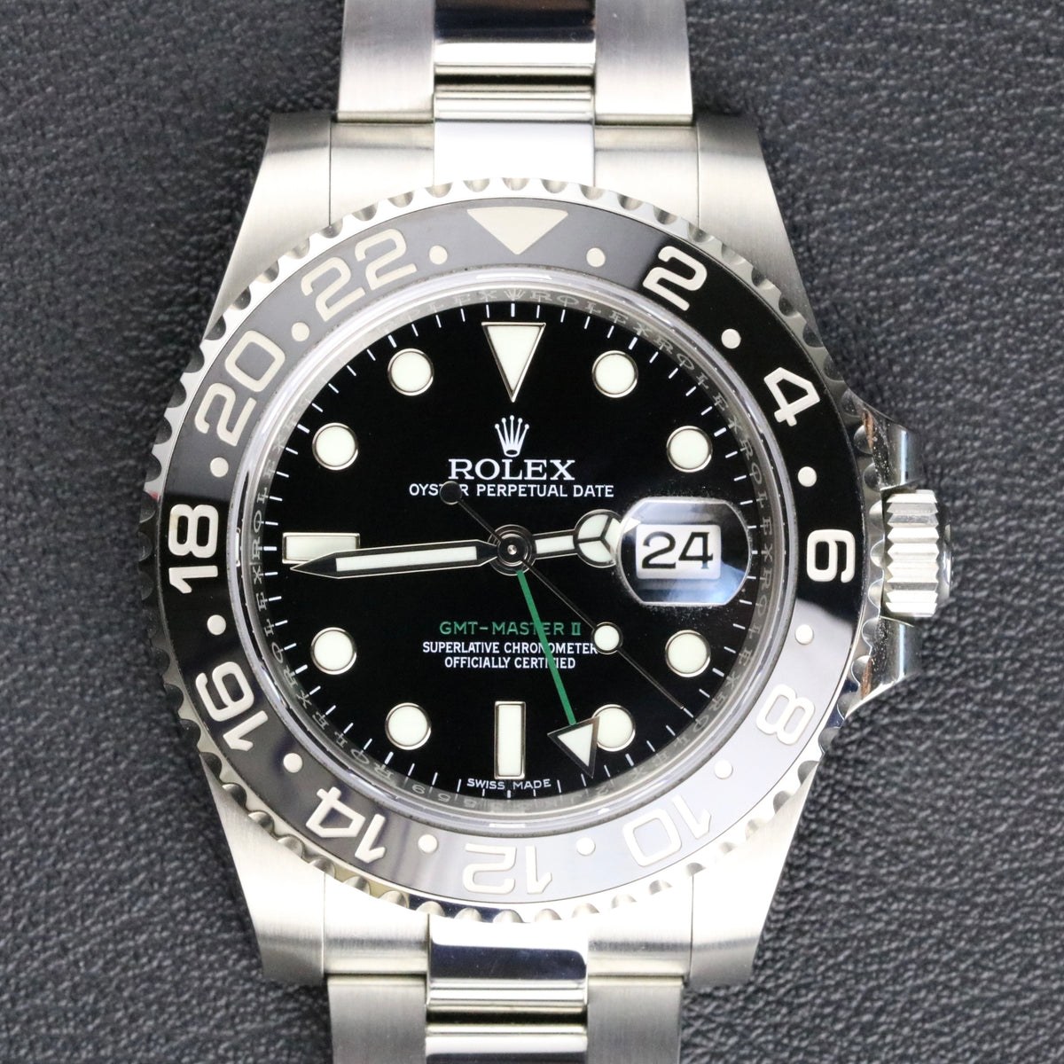 2016 Rolex 116710LN GMT-MASTER Ⅱ Black Ceramic Bezel