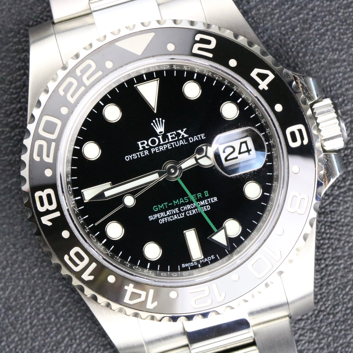 2016 Rolex 116710LN GMT-MASTER Ⅱ Black Ceramic Bezel