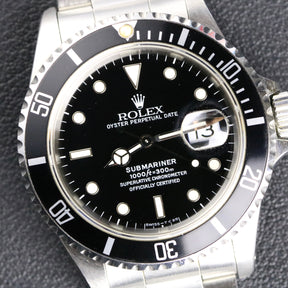 1991 Rolex 16610 Submariner Holes Case