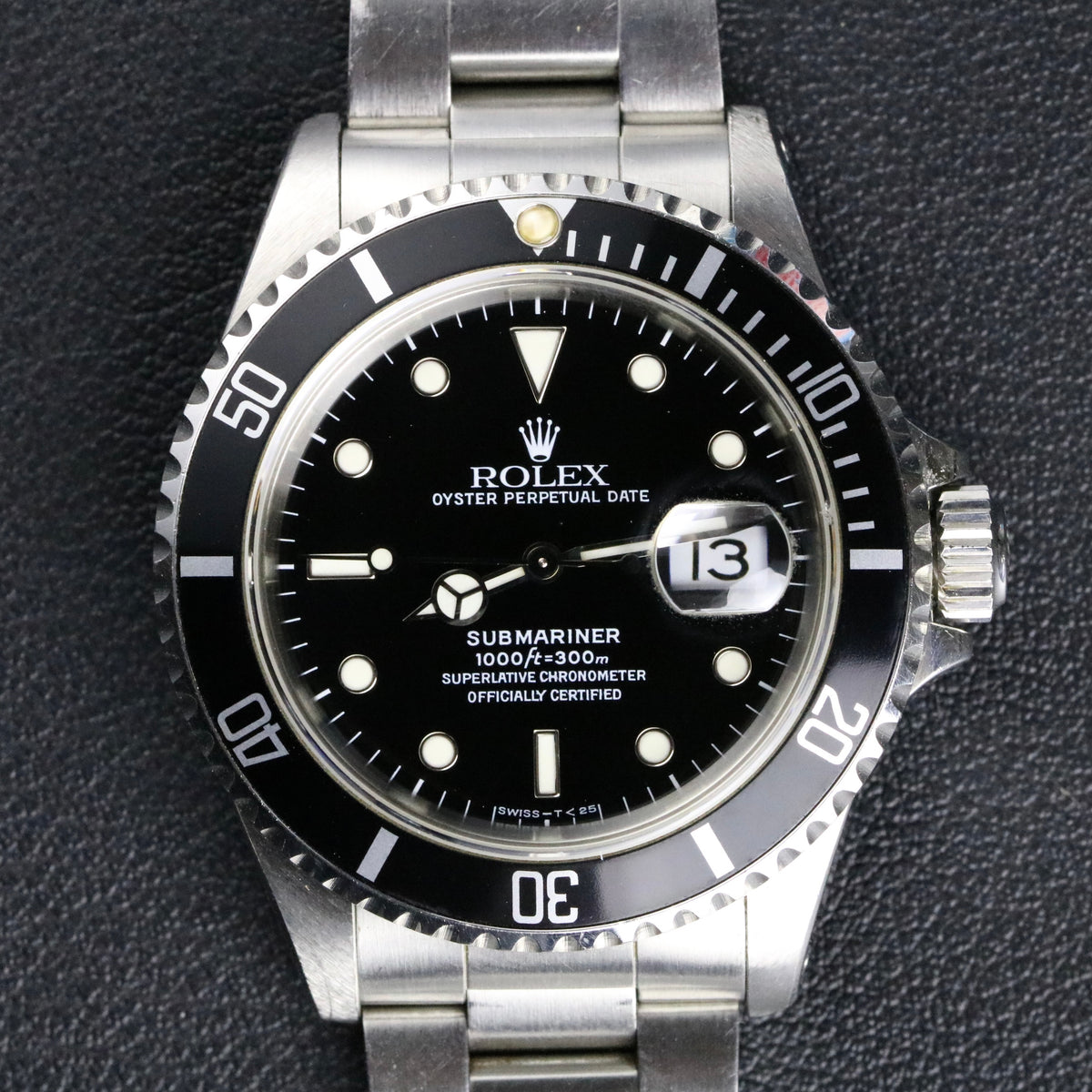 1991 Rolex 16610 Submariner Holes Case